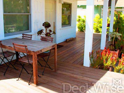 hardwood deck porch