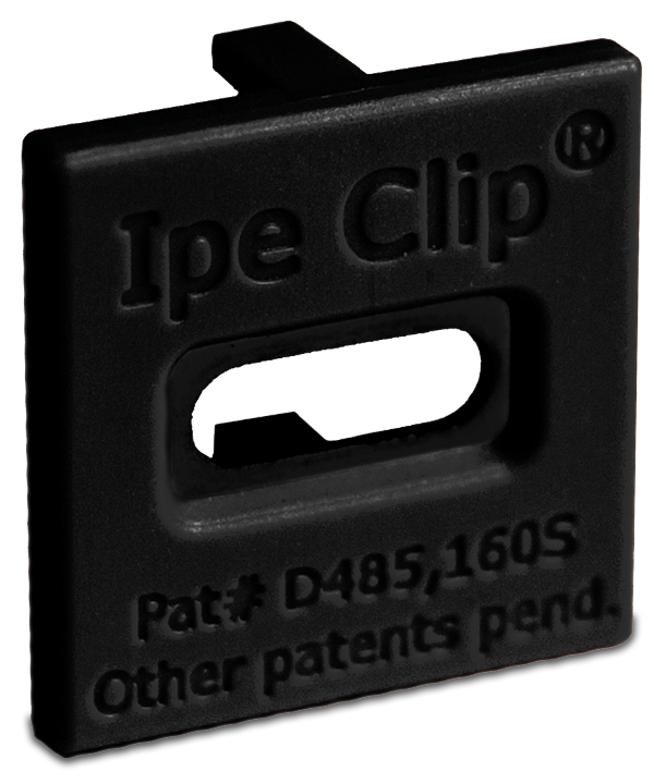 Ipe Clip® Extreme® Shadowline Black front view