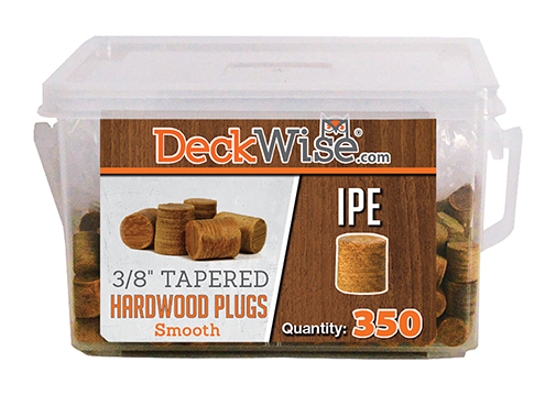 Exotic Hardwood Decking Plugs 350 Count