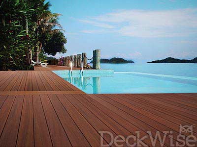 ipe wood pool deck