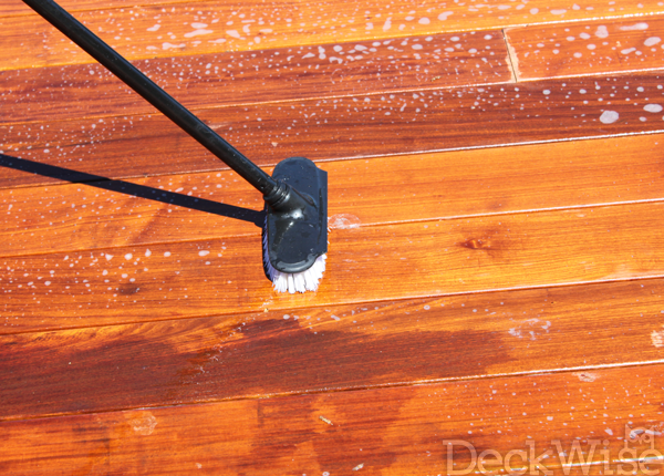 DeckWise® Hardwood Deck Cleaner & Brightener application step 6