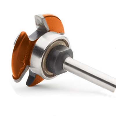 Router bit for cutting edge grooves