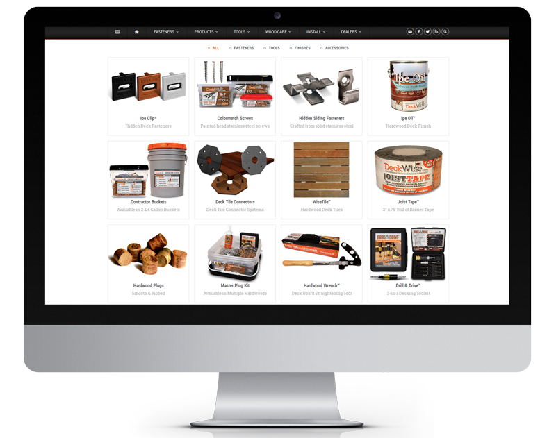 DeckWise® products desktop