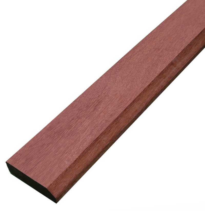 Cumaru Straight 20 in Deck Tile Edge Trim