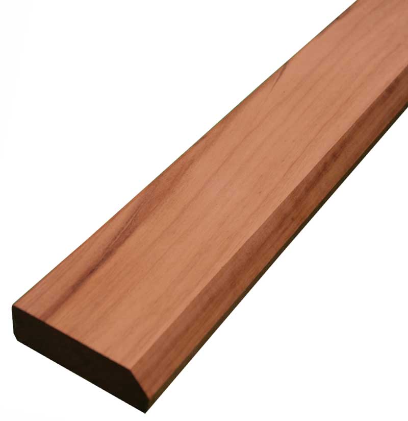 Tigerwood Straight 20 in Deck Tile Edge Trim