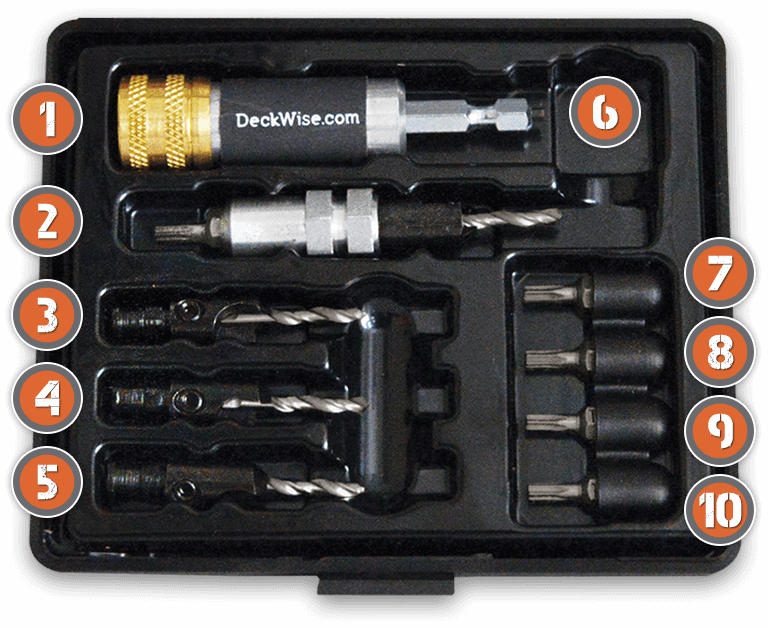 Drill & Drive™ multi-purpose decking toolkit