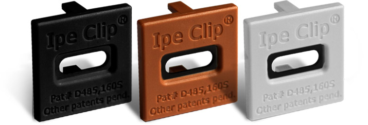 Ipe Clip® Extreme® series hidden deck fasteners