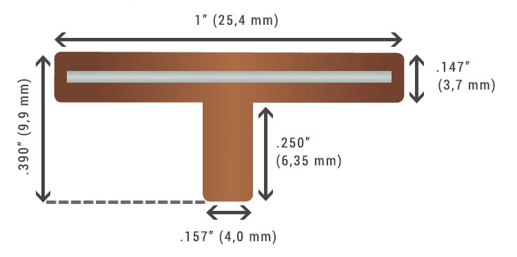 Ipe Clip® Extreme4® dimension diagram