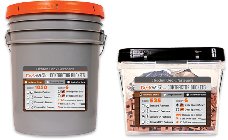 Ipe Clip® ExtremeKD® contractor buckets