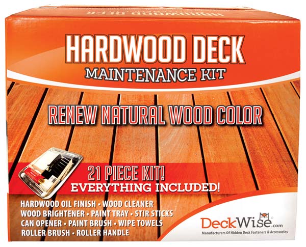 DeckWise® Hardwood Deck Maintenance Kit box
