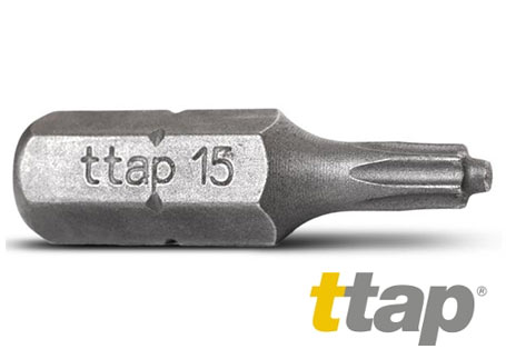 ttap t15 star drive screw gun tip