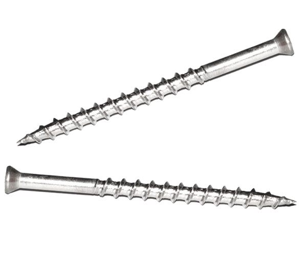 Trim-Head stainless steel screws